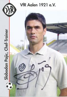 Slobodan Pajic  2004/2005  VFR Aalen  Fußball Autogrammkarte  original signiert 