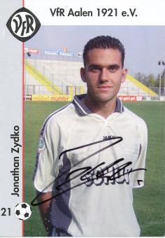 Jonathan Zydko  2004/2005  VFR Aalen  Fußball Autogrammkarte  original signiert 