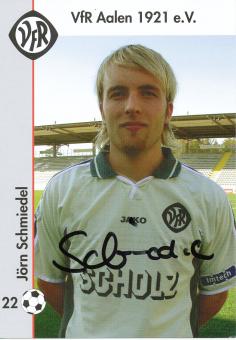Jörn Schmiedel  2004/2005  VFR Aalen  Fußball Autogrammkarte  original signiert 