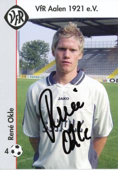 Rene Okle  2004/2005  VFR Aalen  Fußball Autogrammkarte  original signiert 