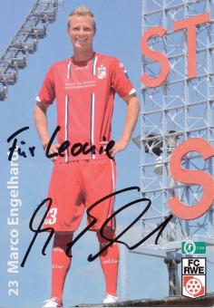 Marco Engelhardt   2013/2014  Rot Weiss Erfurt  Fußball Autogrammkarte  original signiert 
