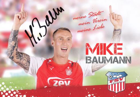 Mike Baumann  2014/2015  FSV Zwickau  Fußball Autogrammkarte  original signiert 