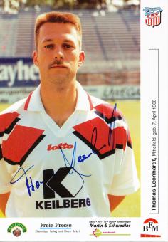 Thomas Leonhardt   FSV Zwickau  Fußball Autogrammkarte  original signiert 