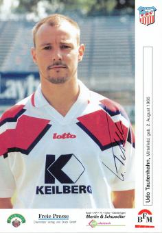 Udo Tautenhahn   FSV Zwickau  Fußball Autogrammkarte  original signiert 