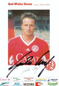 Sacha Wolf  1999/2000  Rot Weiss Essen Fußball Autogrammkarte  original signiert 