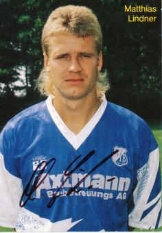 Matthias Lindner  1993/1994  VFB Leipzig  Fußball Autogrammkarte  original signiert 