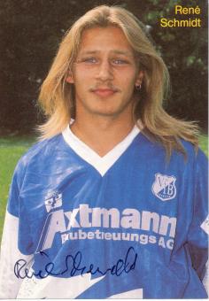 Rene Schmidt  1993/1994  VFB Leipzig  Fußball Autogrammkarte  original signiert 