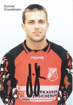 Gunnar Grundmann  1996/1997  VFB Leipzig  Fußball Autogrammkarte  original signiert 