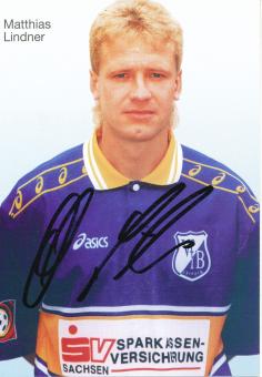 Matthias Lindner  1996/1997  VFB Leipzig  Fußball Autogrammkarte  original signiert 