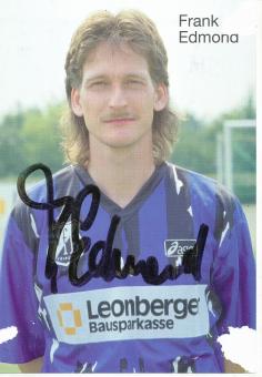Frank Edmond  1995/1996  VFB Leipzig  Fußball Autogrammkarte  original signiert 