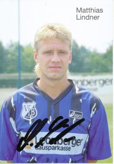 Matthias Lindner  1995/1996  VFB Leipzig  Fußball Autogrammkarte  original signiert 