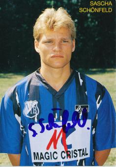 Sascha Schönfeld  1999/2000  VFB Leipzig  Fußball Autogrammkarte  original signiert 