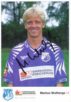 Markus Wulftange   VFB Leipzig  Fußball Autogrammkarte  original signiert 