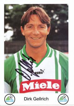 Dirk Gellrich  1996/1997  FC Gütersloh  Fußball Autogrammkarte  original signiert 