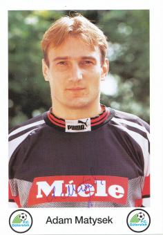 Adam Matysek  1996/1997  FC Gütersloh  Fußball Autogrammkarte  original signiert 