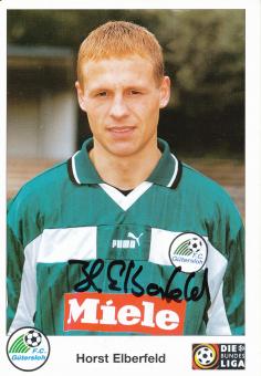 Horst Elberfeld  1998/1999  FC Gütersloh  Fußball Autogrammkarte  original signiert 