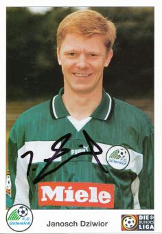 Janosch Dziwior  1998/1999  FC Gütersloh  Fußball Autogrammkarte  original signiert 
