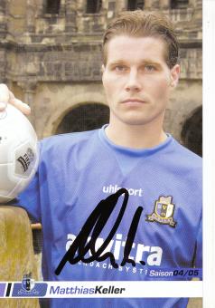 Matthias Keller  2004/2005  SV Eintracht Trier  Fußball Autogrammkarte  original signiert 