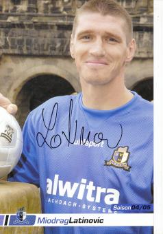 Miodrag Latinovic  2004/2005  SV Eintracht Trier  Fußball Autogrammkarte  original signiert 