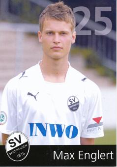 Max Englert  2007/2008  SV Sandhausen  Fußball Autogrammkarte  original signiert 