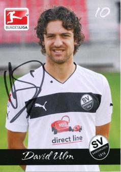 David Ulm  2012/2013  SV Sandhausen  Fußball Autogrammkarte  original signiert 