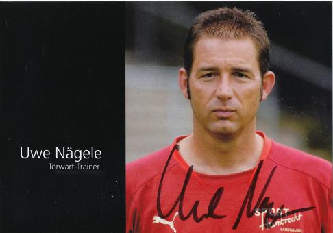 Uwe Nägele  2009/2010  SV Sandhausen  Fußball Autogrammkarte  original signiert 