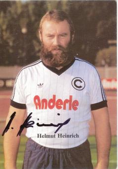 Helmut Heinrich  1983/1984  SC Charlottenburg  Fußball Autogrammkarte  original signiert 