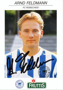 Arnd Feldmann  1992/1993  FC Remscheid  Fußball Autogrammkarte  original signiert 