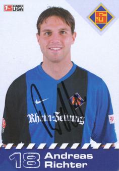Andreas Richter  2007/2008  TuS Koblenz  Fußball Autogrammkarte  original signiert 