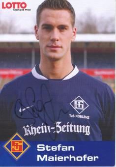 Stefan Maierhofer  2006/2007  TuS Koblenz  Fußball Autogrammkarte  original signiert 
