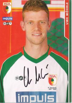 Uwe Möhrle  2007/2008  FC Augsburg  Fußball Autogrammkarte  original signiert 