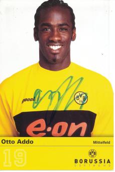 Otto Addo  2002/2003  Borussia Dortmund  Fußball Autogrammkarte  original signiert 