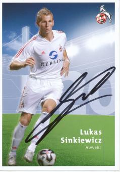 Lukas Sinkiewicz  2005/2006  FC Köln  Fußball Autogrammkarte  original signiert 