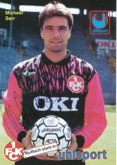 Michael Serr  Uhlsport   FC Kaiserslautern  Fußball Autogrammkarte  original signiert 