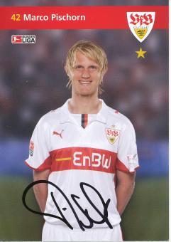 Marco Pischorn  2008/2009  VFB Stuttgart  Fußball Autogrammkarte  original signiert 