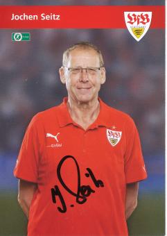 Jochen Seitz  2008/2009  VFB Stuttgart  Fußball Autogrammkarte  original signiert 