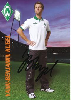 Yann Benjamin Kugel  2008/2009  SV Werder Bremen  Fußball Autogrammkarte  original signiert 