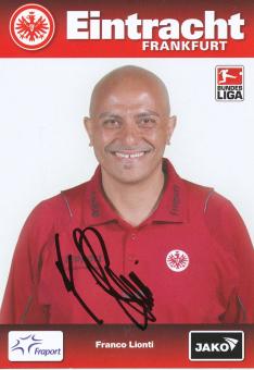 Franco Lionti  2008/2009  Eintracht Frankfurt  Fußball Autogrammkarte  original signiert 