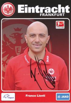 Franco Lionti  2011/2012  Eintracht Frankfurt  Fußball Autogrammkarte  original signiert 