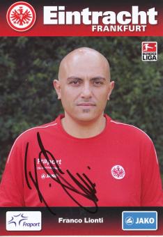 Franco Lionti  2009/2010  Eintracht Frankfurt  Fußball Autogrammkarte  original signiert 