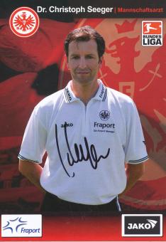 Dr. Christoph Seeger  2007/2008  Eintracht Frankfurt  Fußball Autogrammkarte  original signiert 