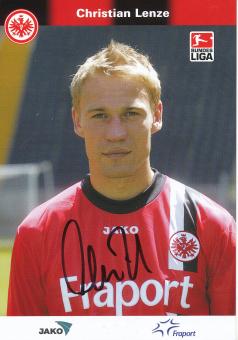 Christian Lenze  2005/2006   Eintracht Frankfurt  Fußball Autogrammkarte  original signiert 