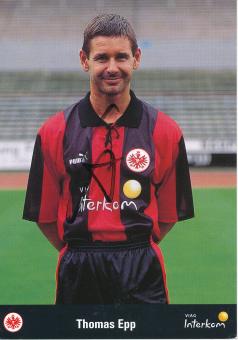 Thomas Epp  1999/2000   Eintracht Frankfurt  Fußball Autogrammkarte  original signiert 