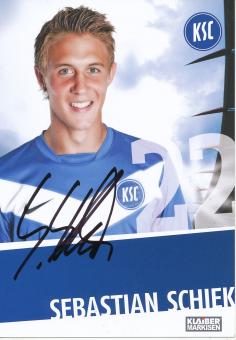 Sebastian Schiek  2011/2012 Karlsruher SC  Fußball Autogrammkarte  original signiert 