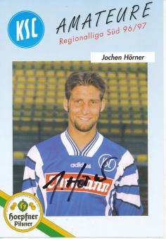 Jochen Hörner   Karlsruher SC  II  Fußball Autogrammkarte  original signiert 