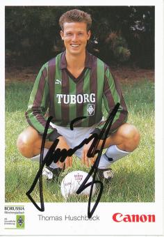 Thomas Huschbeck  1991/1992  Borussia Mönchengladbach  Fußball Autogrammkarte  original signiert 