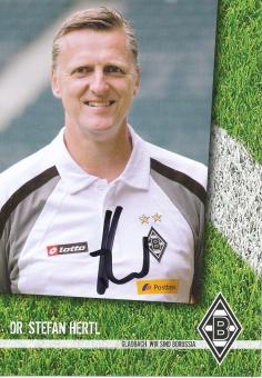 Dr. Stefan Hertl  2009/2010  Borussia Mönchengladbach  Fußball Autogrammkarte  original signiert 