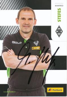 Manfred Stefes  2016/2017  Borussia Mönchengladbach  Fußball Autogrammkarte  original signiert 