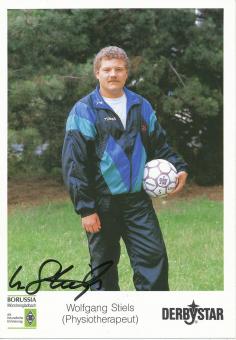 Wolfgang Stiels  1990/1991  Borussia Mönchengladbach  Fußball Autogrammkarte  original signiert 
