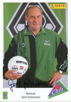 Gerd Schommen  1996/1997  Borussia Mönchengladbach  Fußball Autogrammkarte  original signiert 